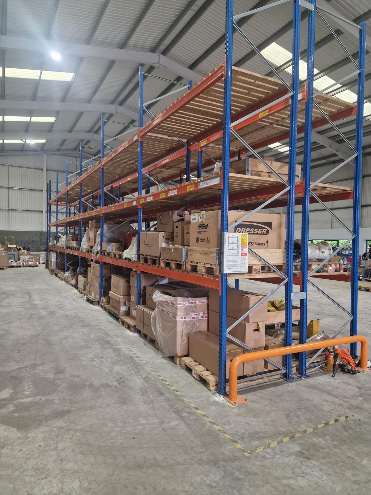 Pallet racking system relocated and reinstalled in Manchester